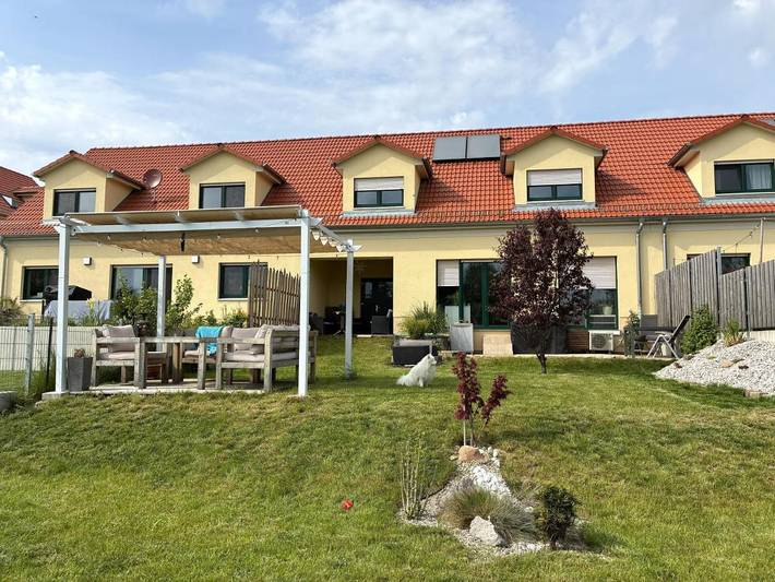 Ferienhaus für 6 Personen, mit Terrasse und Garten sowie Ausblick