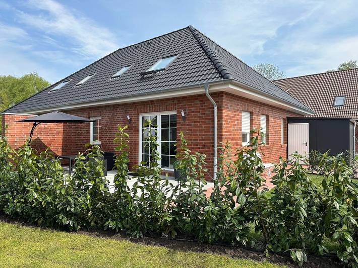 Ferienhaus für 4 Personen, mit Terrasse und Garten sowie Sauna
