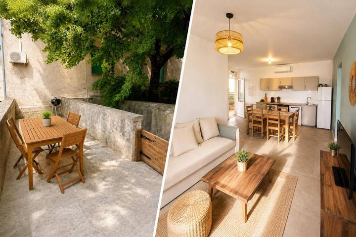 Appartement de vacances pour 6 personnes, avec Balcon ainsi que Terrasse et Vue
