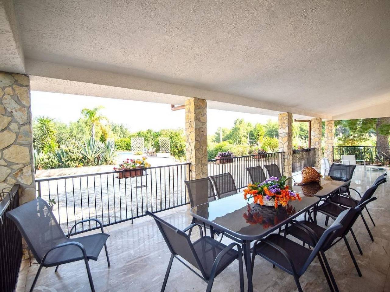 Ferienvilla "La Vela" mit Blick auf das Wasser in Scopello, Castellammare del Golfo