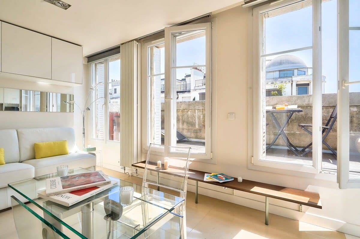 Ganze Wohnung, Ferienwohnung für 2 Personen mit Balkon/Terrasse in Eiffelturm, Paris
