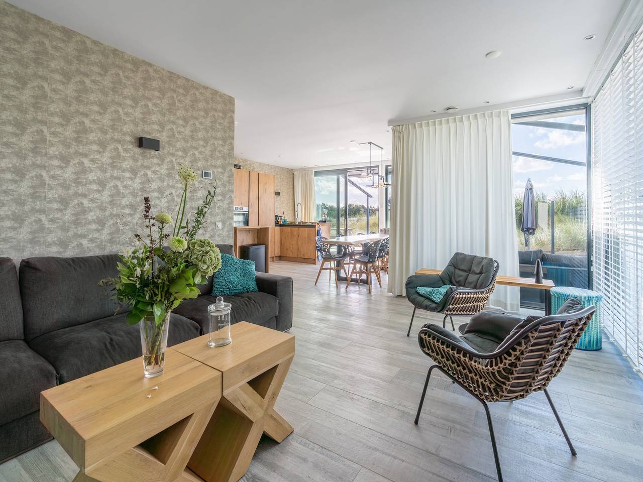 Schönes 8-Personen-Landhaus zwischen den Dünenpfannen in Den Burg, Westfriesische Inseln