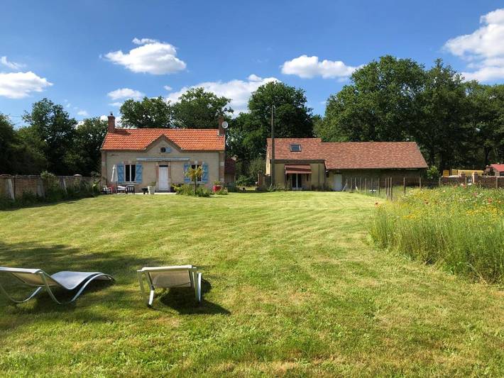 Chalet pour 4 personnes, avec Terrasse ainsi que Jardin et Vue