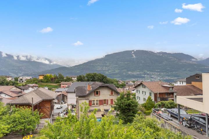 Gîte pour 6 personnes, avec vue à Savièse