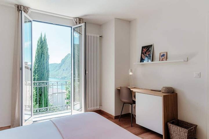 Ganze Wohnung, Schönes Zwei-Zimmer-Apartment mit Balkon und Seeblick (Dream Lake 3) in Lugano, Luganersee