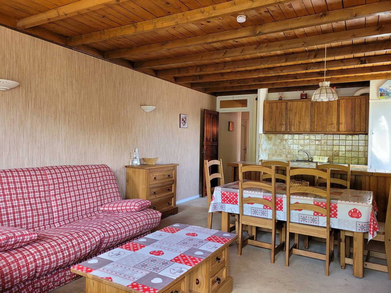 Apartamento entero, Apto 3 piezas, balcón, cerca pistas, 6 pers in Pra-Loup, Uvernet-Fours