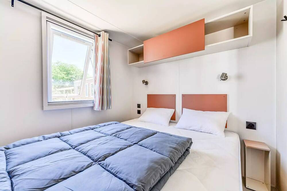 Mobil-home | Premium | 3 Ch. | 6 pers. | Terrasse surélevée | A/C in Lit-et-Mixe, Côte d’Argent