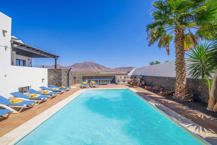 Villa für 10 Personen, mit Whirlpool und Terrasse auf Lanzarote - 3