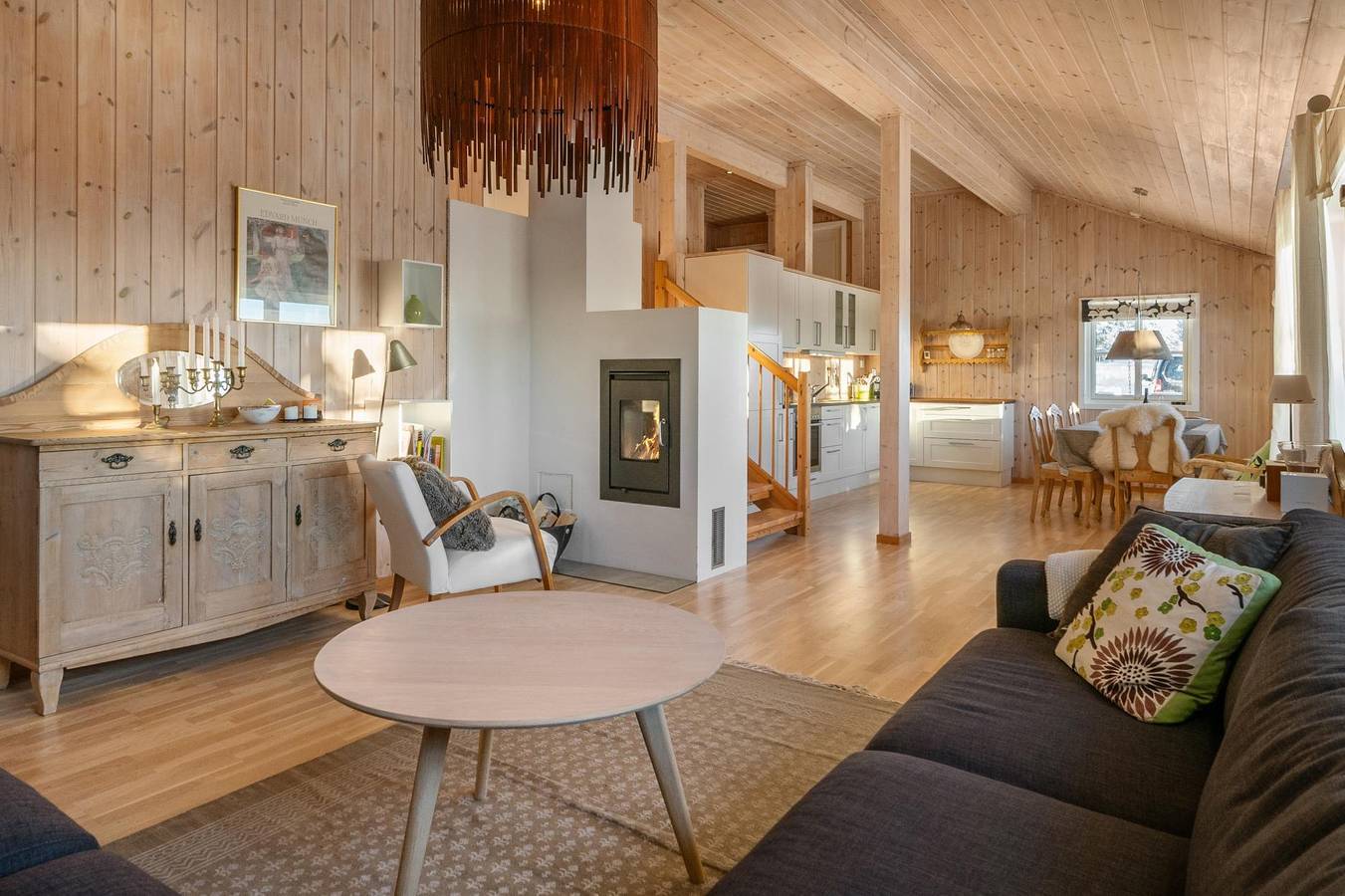 Ferienhaus für 8 Personen mit Garten in Løten