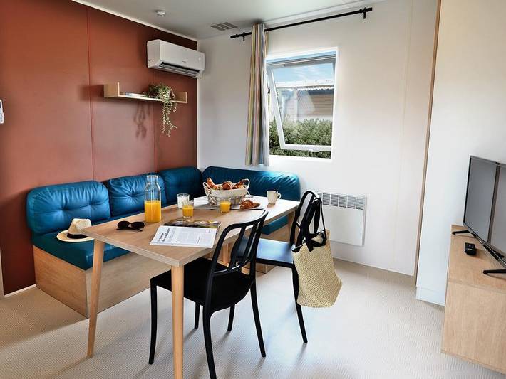 Camping Soleil D'or - Mobilheim 4 personen - Mobilheim Grand Confort Mercredi 2 Zimmer in Vendays-Montalivet, Lesparre-Médoc und Umgebung