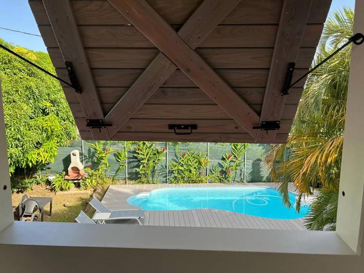 Gîte pour 6 personnes, avec jardin ainsi que vue et piscine à Saint-Claude (Guadeloupe) - 3