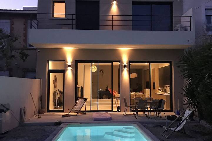 Maison de vacances pour 6 personnes, avec balcon et jardin dans Calanques