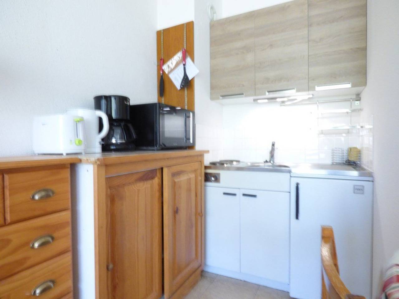 Ganzes Studio, Gemütliches Studio für 5 Personen, direkter Pistenzugang, Balkon mit Aussicht. in La Pierre Saint-Martin, Arette