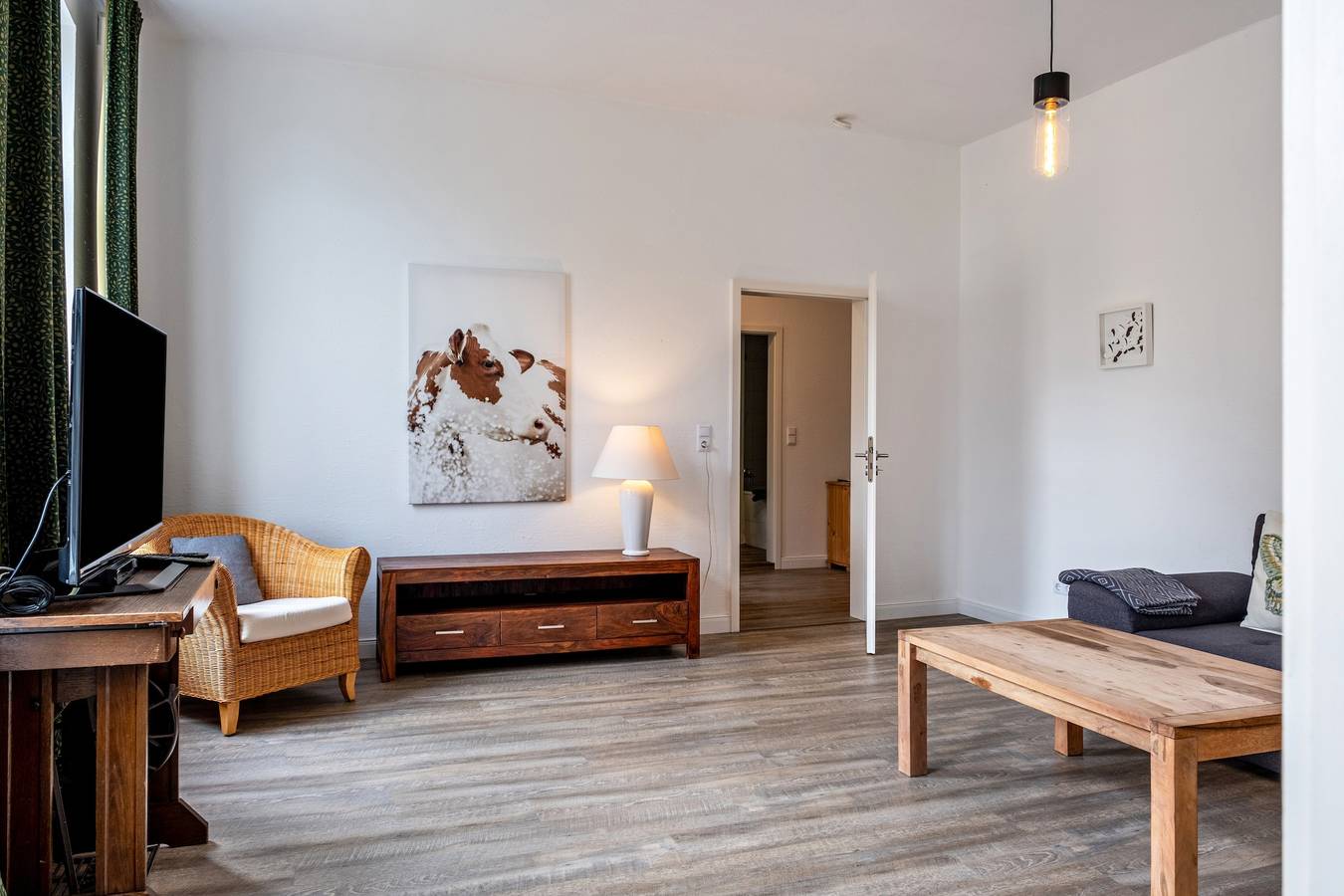 Ganze Wohnung, Ferienwohnung 'Flut' am Weserstrand in Hagen im Bremischen, Südliches Cuxland