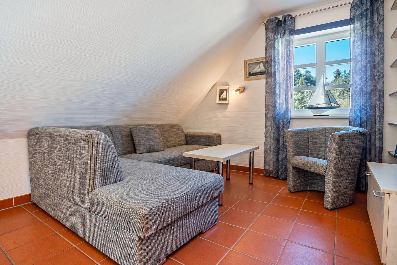 Ganze Wohnung, Ferienwohnung 'B 53' mit Wi-Fi in Kreptitz, Dranske