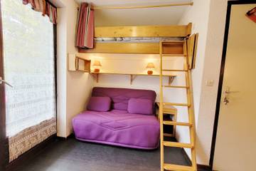Gîte pour 2 personnes, avec balcon, adapté aux familles à Le Monêtier-les-Bains