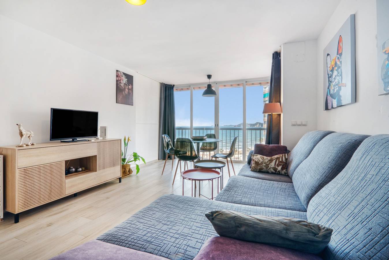 Appartement à Benidorm avec vue sur la mer, balcon et Wi-Fi in Playa de Levante, Costa Blanca