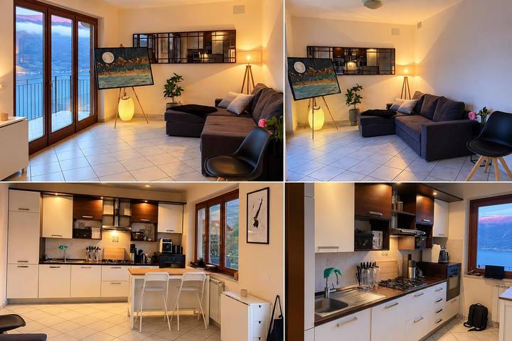 Appartamento intero, Gardasee-Cielo e Lago – Ferienwohnung mit Seeblick und Privatgarten in Piovere in Tignale, Prealpi Gardesane
