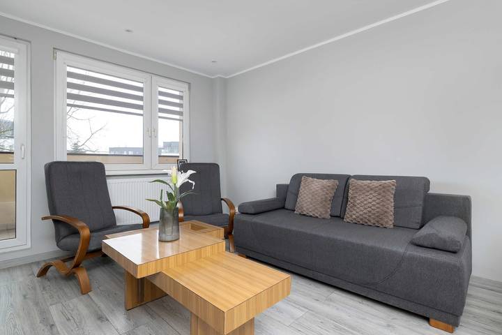 Gîte pour 6 personnes, avec Balcon et Terrasse à Katowice