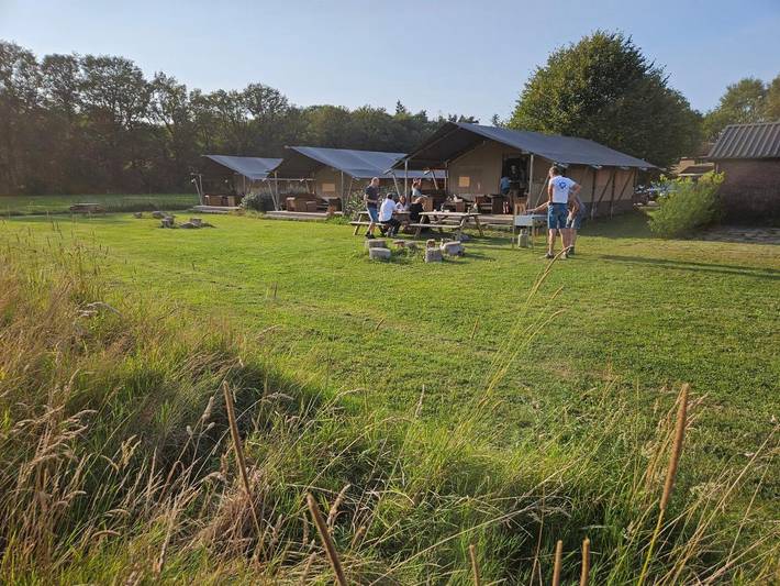 Camping voor 6 personen, met terras en uitzicht in Provincie Utrecht