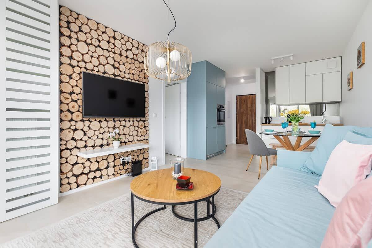 Ganze Wohnung, Stylish Apartment with Balcony | Parking | 250 m to the Beach in Międzywodzie, Baltic Sea Pomerania