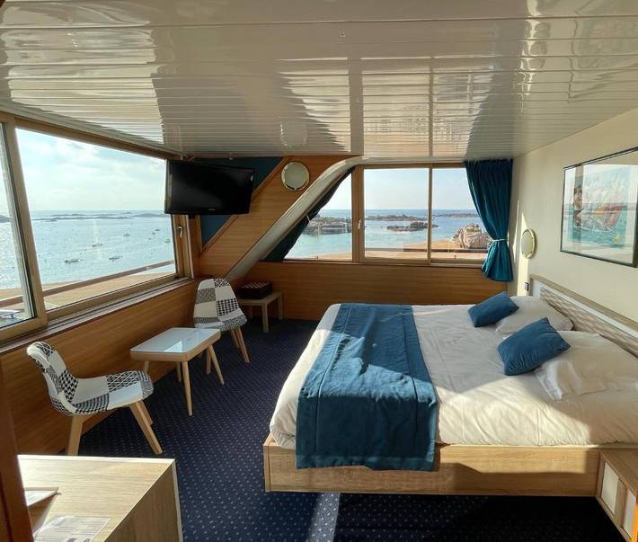 Hôtel pour 4 personnes, avec vue dans Port Coz Pors - 2