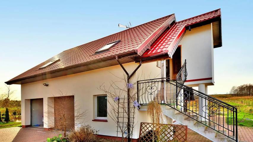 Apartament wakacyjny dla 4 osób, z ogród w Zieleniewo