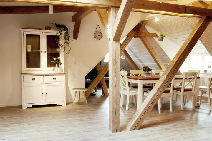 Apartament wakacyjny dla 4 osób, z Ogród i Widok na jezioro w Stralsund