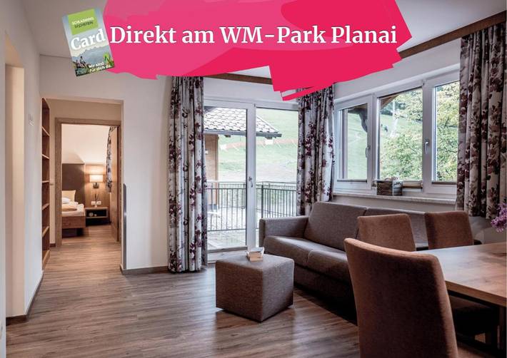 Appart’hôtel pour 3 personnes, avec sauna et vue