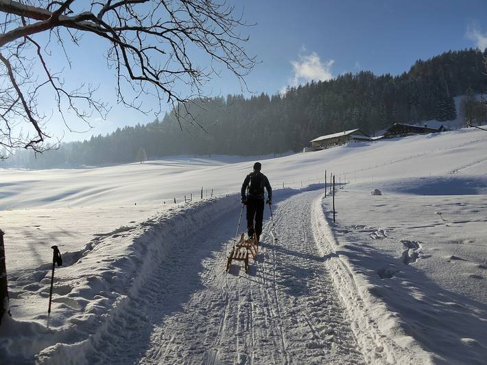 Ganze Ferienwohnung, Weberhof - Ferienwohnung Alpenpanorama wahlweise mit 1 oder 2 Schlafzimmer, Balkon, 60 qm in Samerberg, Bayerische Alpen