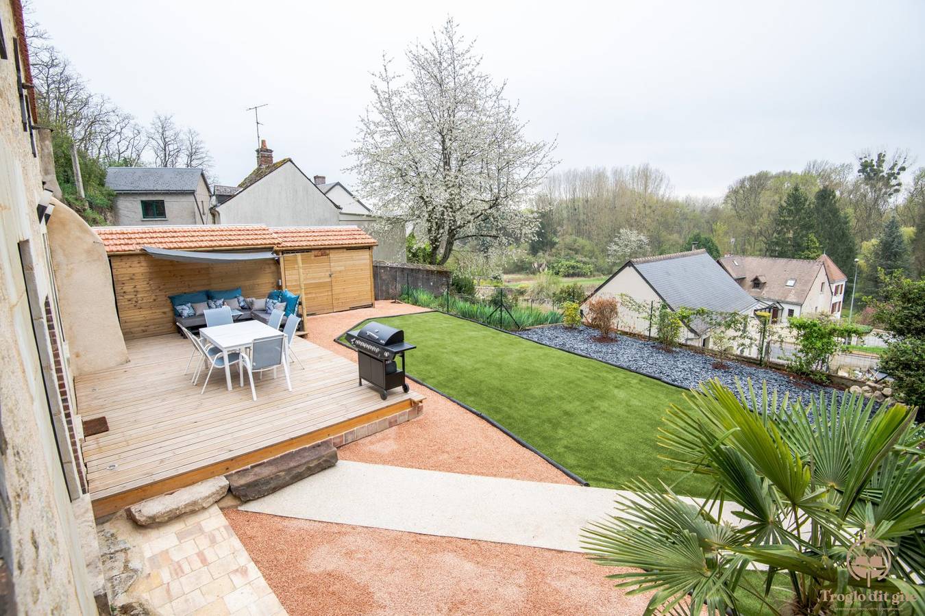 Troglo Dit Gîte 4*, proche Amboise in Nazelles-Négron, Région de Tours