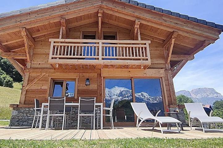 Chalet pour 6 personnes, avec jardin et balcon
