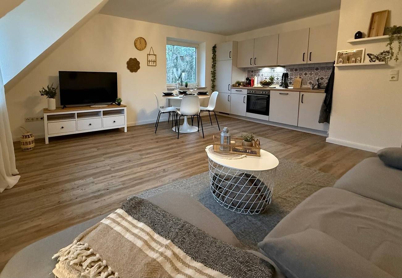 Ganze Wohnung, Ferienwohnung 'Hygge' mit privater Terrasse, Garten und Wi-Fi in Hennstedt, Eider-Treene-Sorge