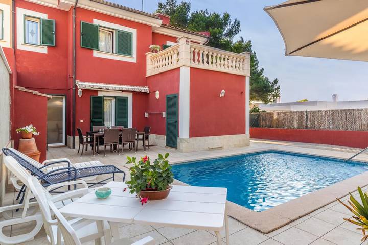 Finca mit Hund für 6 Personen, mit Balkon und Pool in Llucmajor - 2