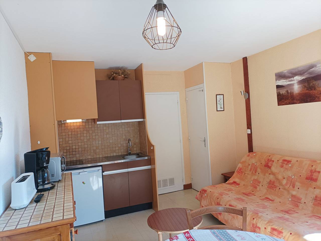 Studio entier, Studio chaleureux pour 6 personnes proche des pistes in Pra-Loup (station de ski), Pra-Loup