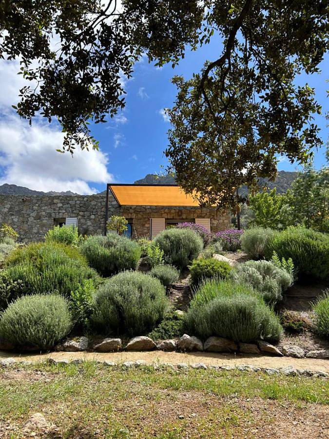 Gîte pour 6 personnes, avec piscine ainsi que vue et jardin à Lama - 4
