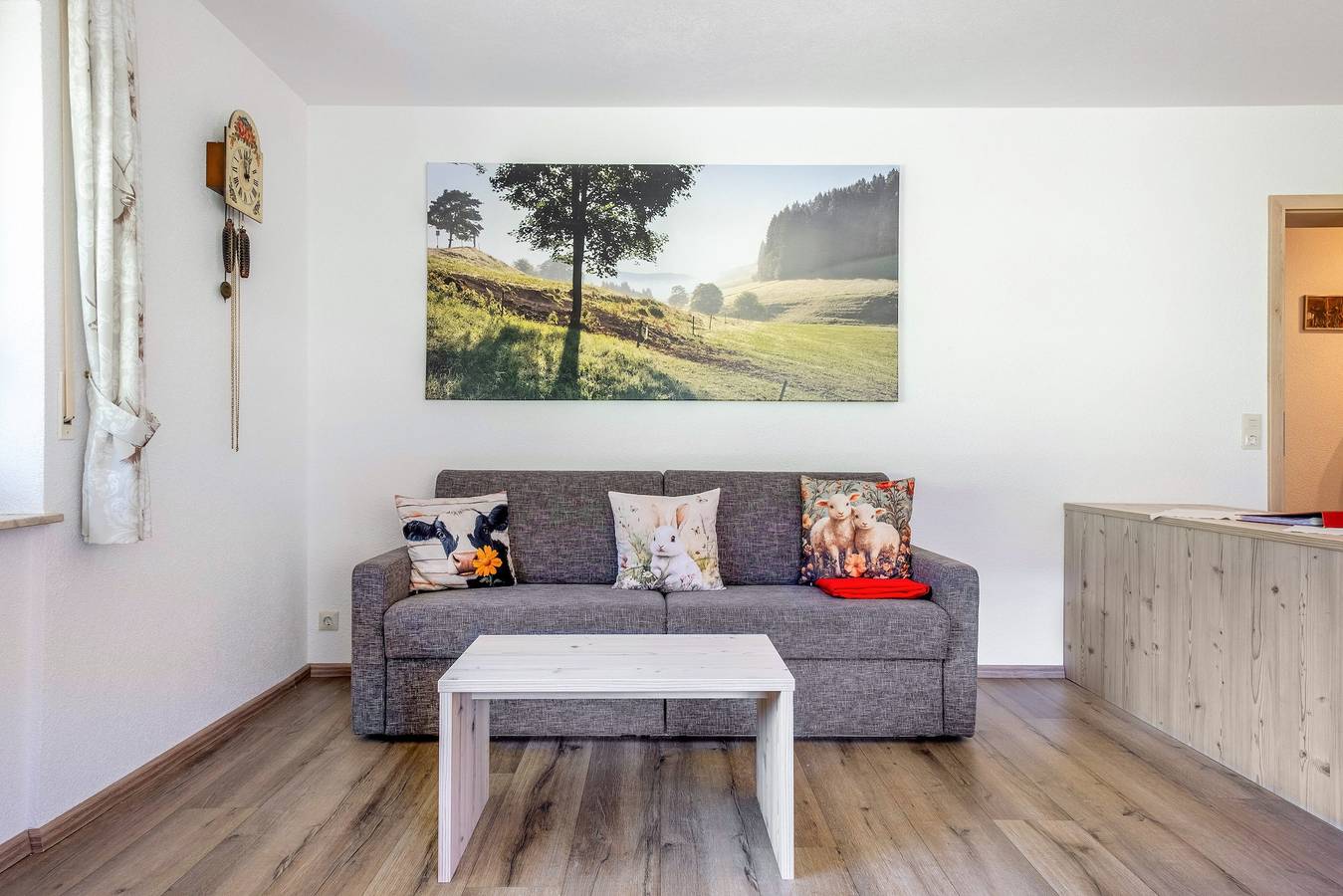 Ganze Wohnung, Ferienwohnung 'Lothar, 80qm' mit Gemeinschaftsgarten, Balkon und Wi-Fi in Furtwangen, Mittlerer Schwarzwald