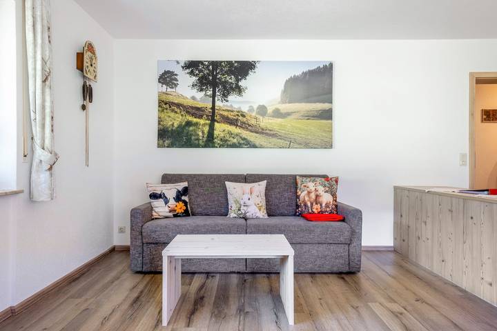Ganze Wohnung, Ferienwohnung 'Lothar, 80qm' mit Gemeinschaftsgarten, Balkon und Wi-Fi in Furtwangen, Mittlerer Schwarzwald