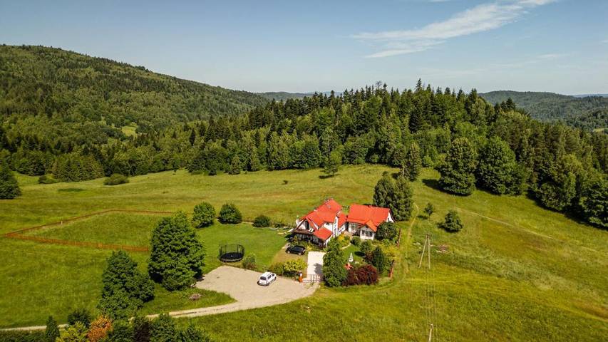 Apartament wakacyjny dla 3 osób, z ogród i widok oraz sauna w Korbielów
