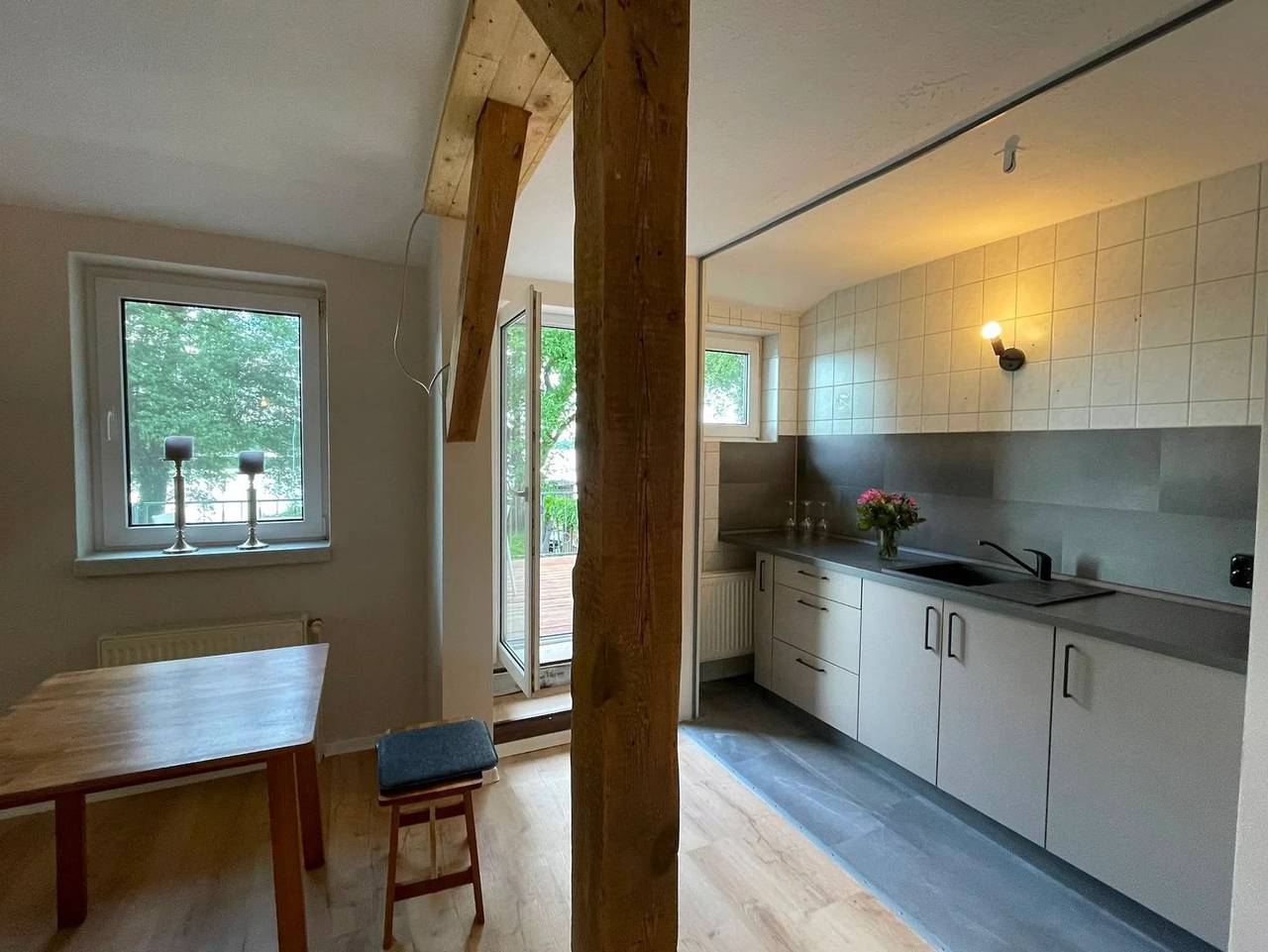 Ganze Ferienwohnung, Ankerplatz direkt am Priepert See - Ferienwohnung Luv in Priepert, Mecklenburg-Strelitz
