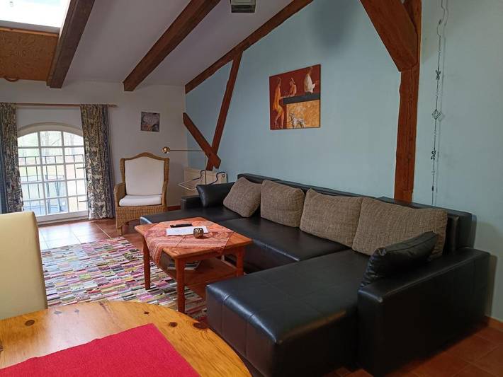 Ferienwohnung für 5 Personen, mit Garten und Sauna sowie Seeblick und Ausblick in Behren-Lübchin - 2