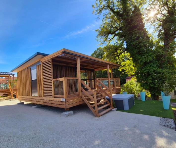 Chalet pour 5 personnes, avec Balcon ainsi que Terrasse et Jardin