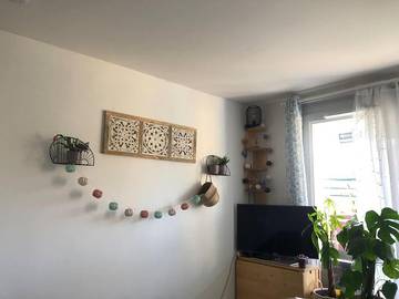 Gîte pour 2 personnes, avec jardin ainsi que vue et terrasse à Voreppe