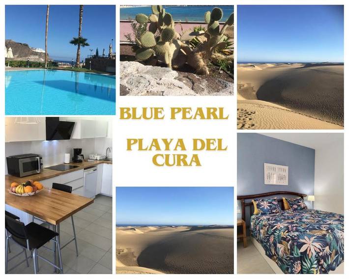 Apartamento para 6 personas, con vistas además de piscina y jardín en Playa del Cura