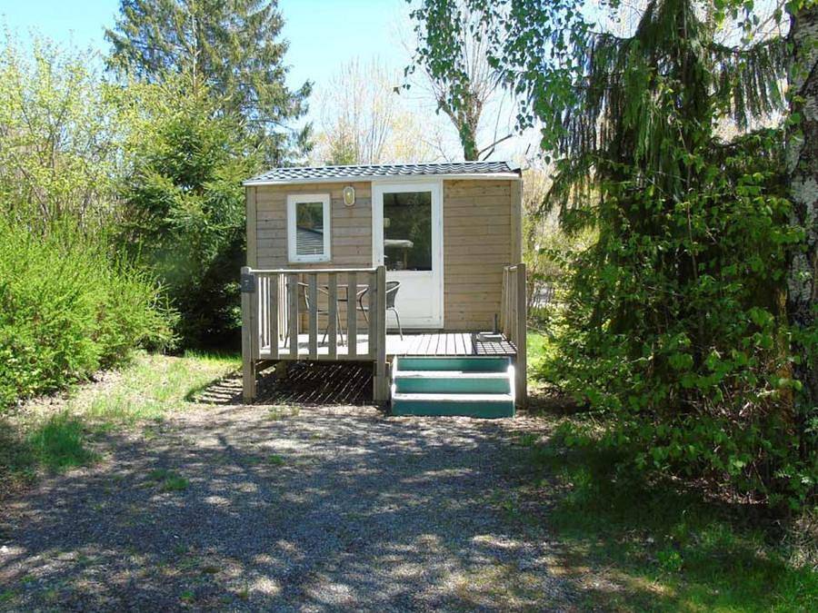 Camping la Marmotte - Mobile home 2 persons - Mobile home - 12 m² in La Bourboule, Volcans d'Auvergne Regional Nature Park