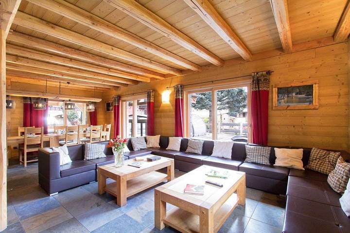 Chalet pour 14 personnes, avec sauna ainsi que piscine et balcon - 1