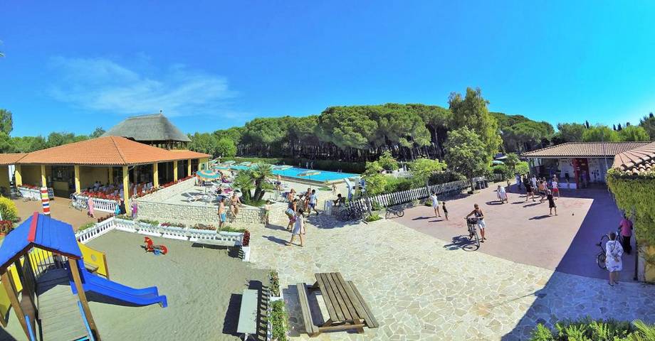 Camping für 6 Personen, mit Terrasse und Pool in Bibbona - 4