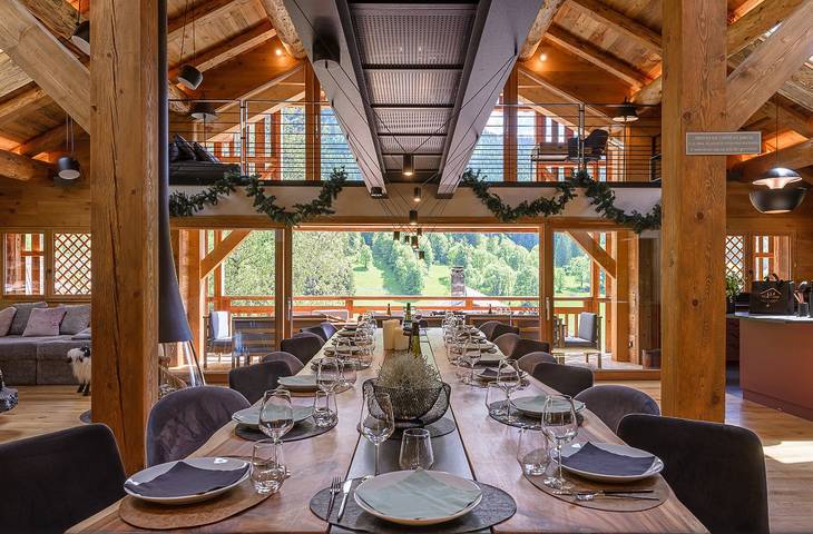 Vakantiewoning voor 15 personen, with zwembad and tuin as well as whirlpool and sauna, met huisdier in La Clusaz