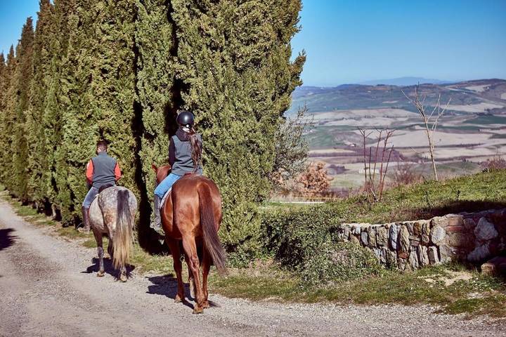 Location de vacances pour 2 personnes, avec jardin ainsi que vue et terrasse à Campiglia d'Orcia - 3