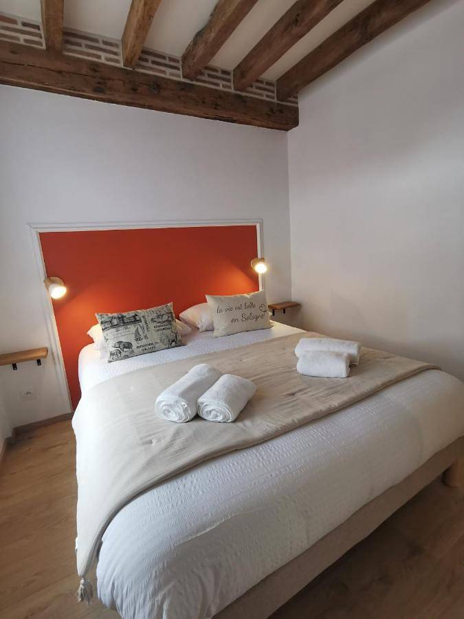 Location de vacances pour 2 personnes, avec Terrasse et Jardin ainsi que Piscine et Vue à Marcilly-en-Gault - 2